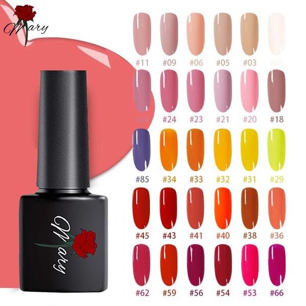 

nail gel rosemary uv polish manicure semi permanent varnish coat led soak off art, Red;pink