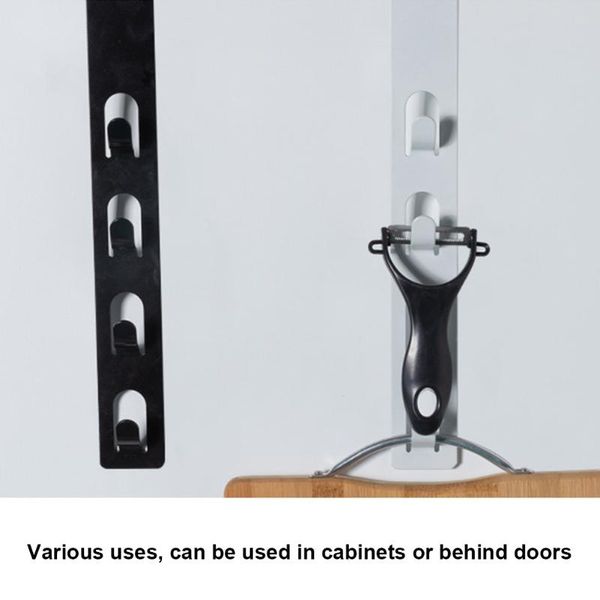 

hooks & rails cupboard iron home organizer kitchen cabinet multipurpose bedroom space saving smooth clothes bathroom towel door hook nail fr