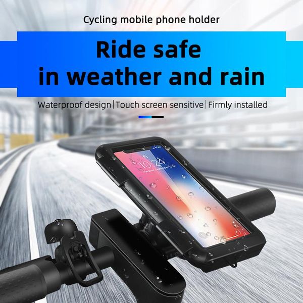 

bike saddles cycling waterproof bicycle phone holder stand motorcycle handlebar mount bag cases universal scooter cell bracket