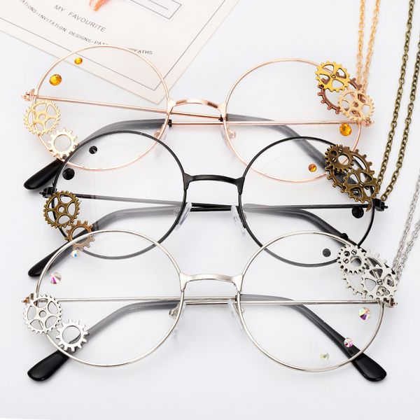 

steampunk eyeglass frame lolita hara suzuki is around the jk cartoon, White;black