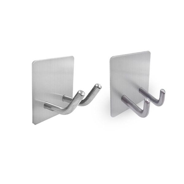 

hooks & rails plug razor holder self adhesive hook wall hanger stainless steel for shower bathroom kitchen utensils towel drop ship