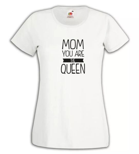 

t-shirt shirt women j3756 mom mother's day six queen gift, White;black