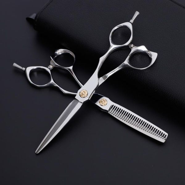 

hairdressing scissors set flat cut teeth sharp home hair salon thinning bangs barber