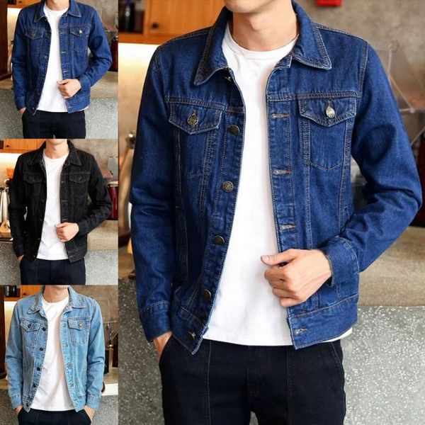 

men's jackets cool turn-down collar men coat jacket streetwear, Black;brown