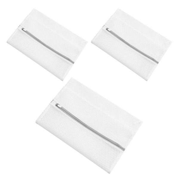 

laundry bags 3pcs honeycomb mesh with premium zipper garment washing