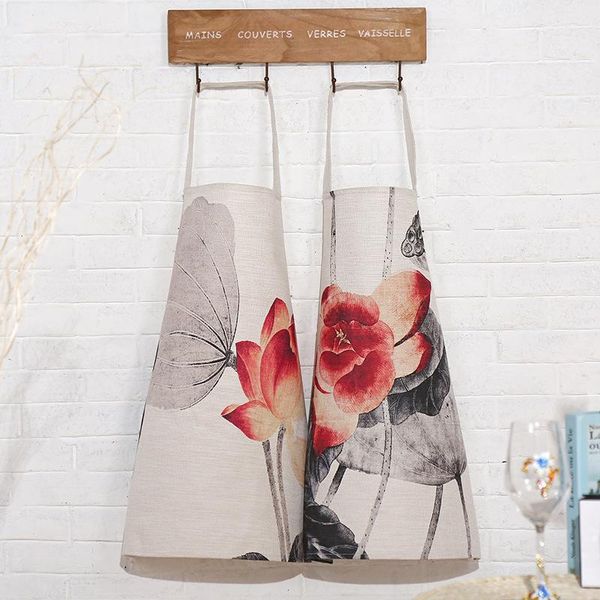 

aprons 2021 fashion double layer waterproof and oil proof apron