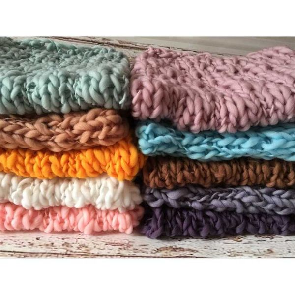 

50*50cm handcraft acrylic fiber blanket basket stuffer filler born baby pography background 211105
