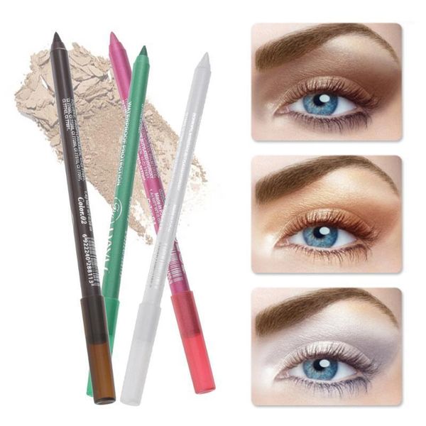 

colorful eyeliner gel pencil pearlescent matte brighten eyeshadow pen long lasting waterproof no blooming makeup cosmetics1