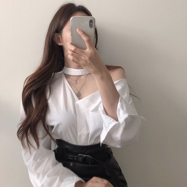 

dress spring women two outfits cut out off-shoulder shirt and high waist mini skirt office lady piece sets cilz x052, Black;gray