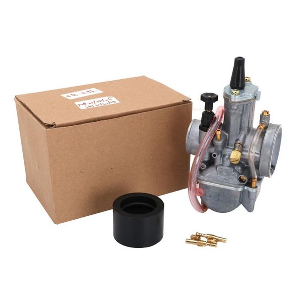 

motorcycle fuel system universal 2t 4t 21 24 26 28 30 32 34mm carburetor pwk keihin koso oko carburador with power jet for racing moto bike