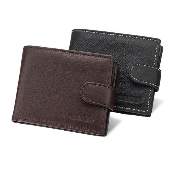 

wallets men's wallet business type billeteras purse pu leather pocket carteira fastener billfold coin holder vintage, Red;black