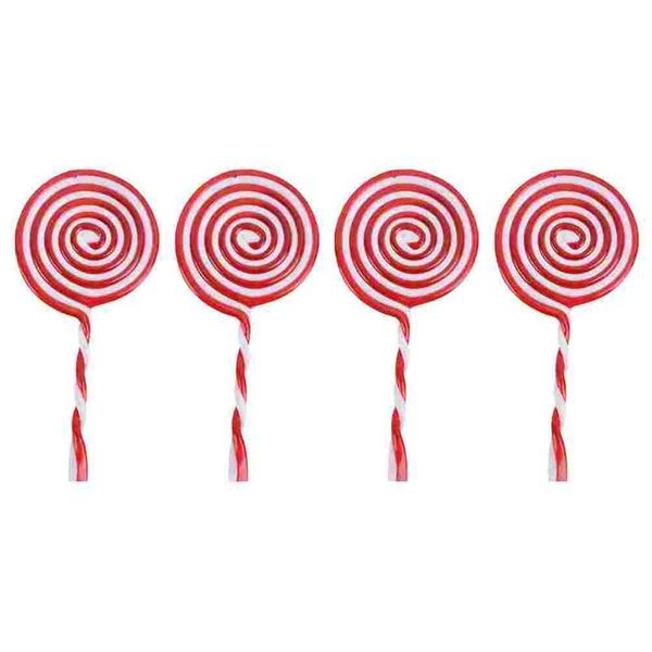 

gift wrap 4pcs festive christmas lollipop hanging decor adorable xmas pendant