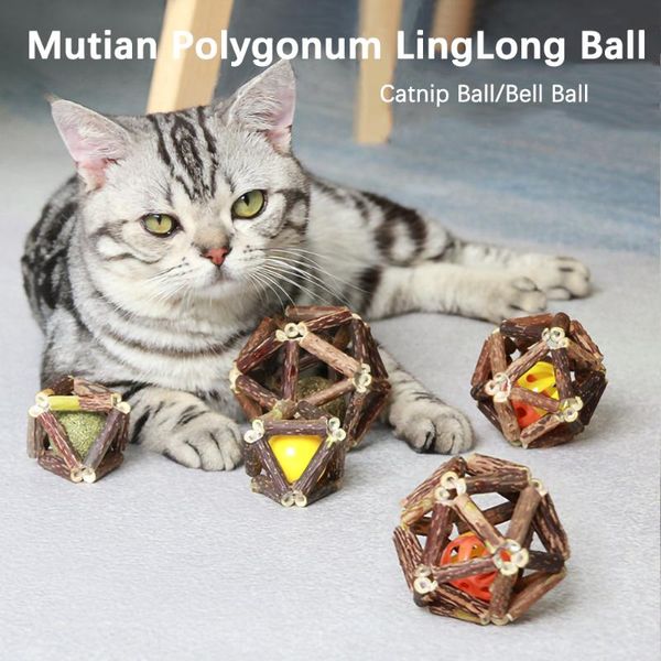 

cat toys catnip ball supplies delicate balls pets healthy interactive toy for cats matatabi mutian polygonum molar tooth