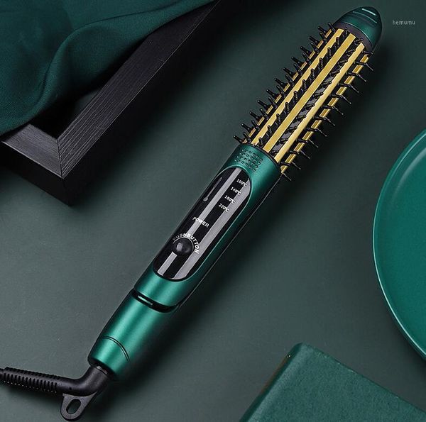 

hair spin curler anti-scalding and straight curling dual-purpose temperature regulating iron straightener1, Black
