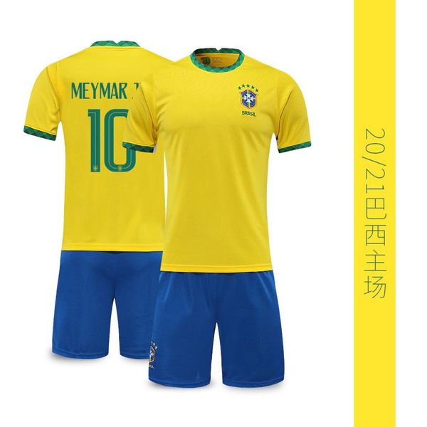 

men's t-shirts 20-21 season brazil suit and women's children no. 10 neymar game sports training diy custom jersey, White;black