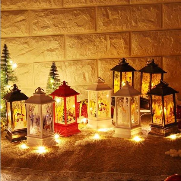 

party decoration cute christmas santa claus snowman elk light ornaments christms 2021 merry decor for home xmas gift happy year