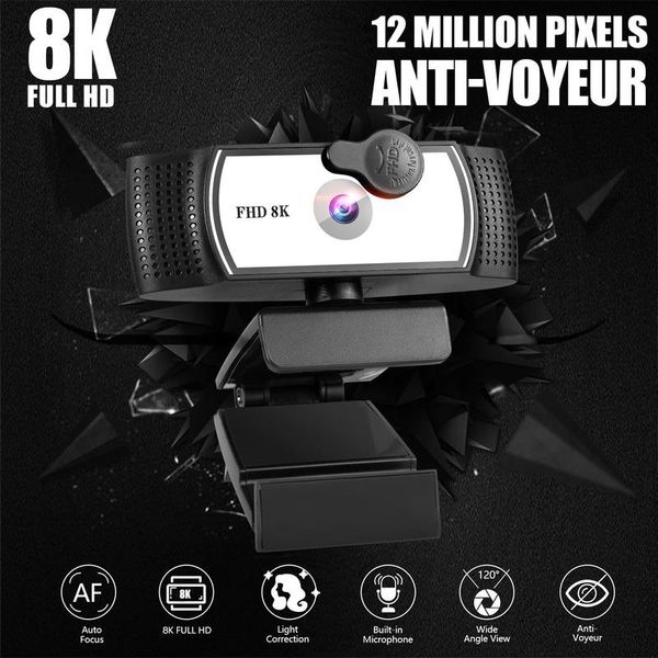 

4k 8k autofocus webcam 1080p camera hd network usb live broadcast 2k driver-lapcomputer web cam microphone webcams