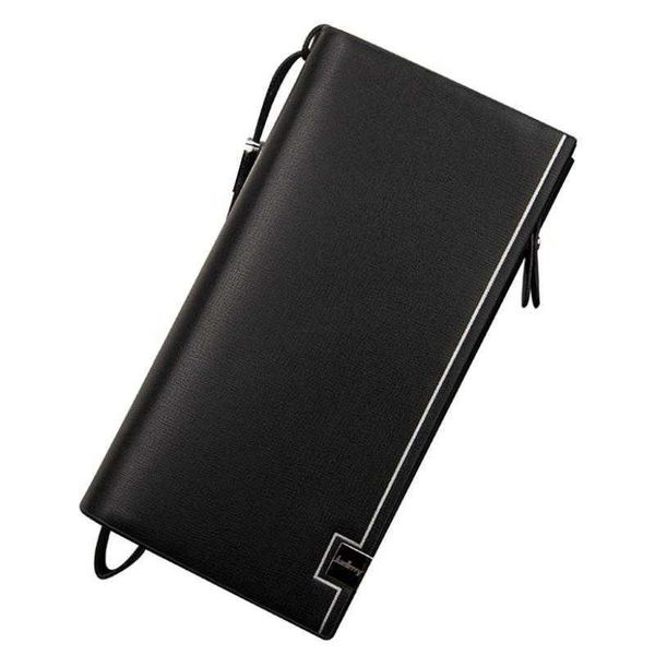 

black coin purses 2021 long men wallets leather business card holder purse fashion synthetic men's clutch bag wallet, Red;black