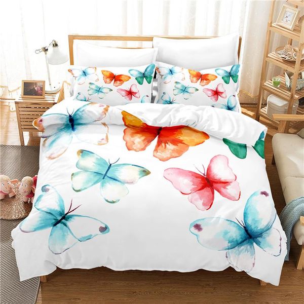 

bedding sets pretty butterfly set for bedroom soft bedspreads bed home comefortable duvet cover quilt and pillowcase