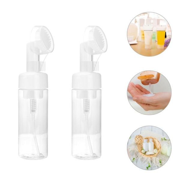 

storage bottles & jars 2pcs convenient brush head foaming sub bottle