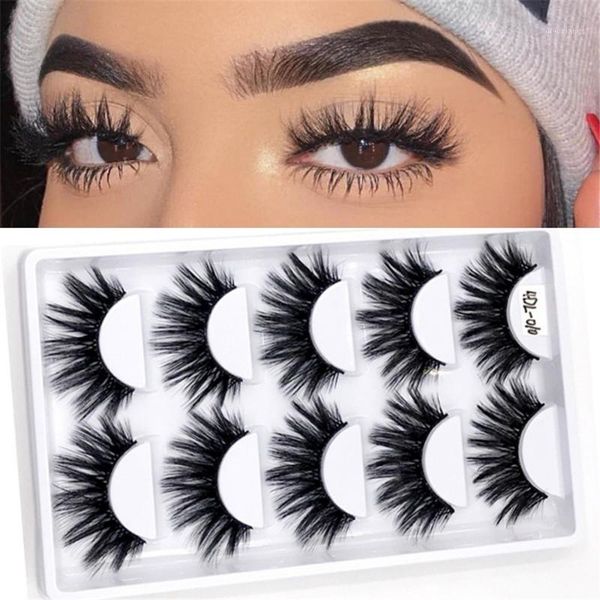 

pairs 3d mink hair false eyelashes thick curled full strip lashes eyelash extension fashion women eyes makeup lashes1