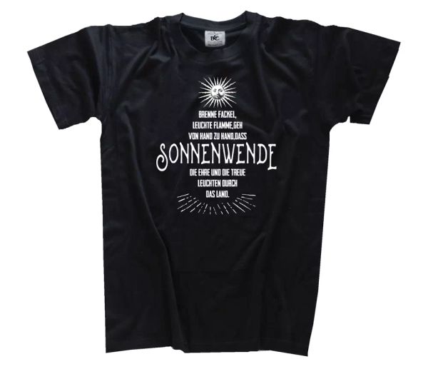 

sonnenwende viking german nordic mythology t-shirt s-xxxl, White;black