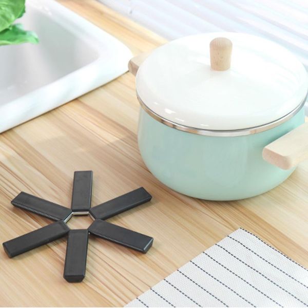 

mats & pads folding heat insulation pad table placemat foldable thick pot for kitchen
