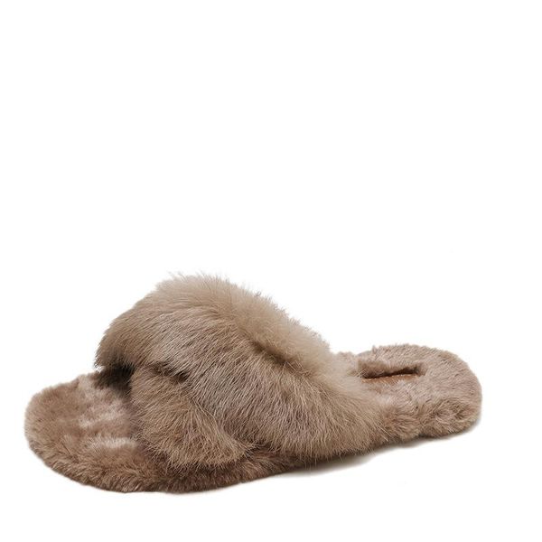 

slippers women warm solid soft comfort plush indoors floor bed room shoes fashion casual ladies, Black