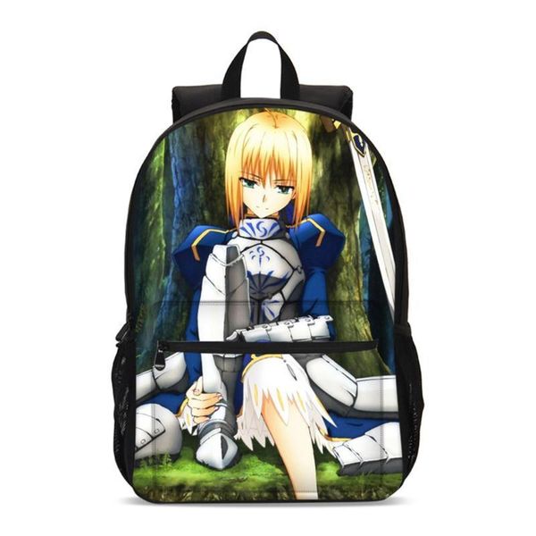 

Designer backpack school bagBackpack Custom Children School Bags Girls Teenager Schoolbags Kids Fate Zero Back Pack Primary Bookbags Mochila Infantil