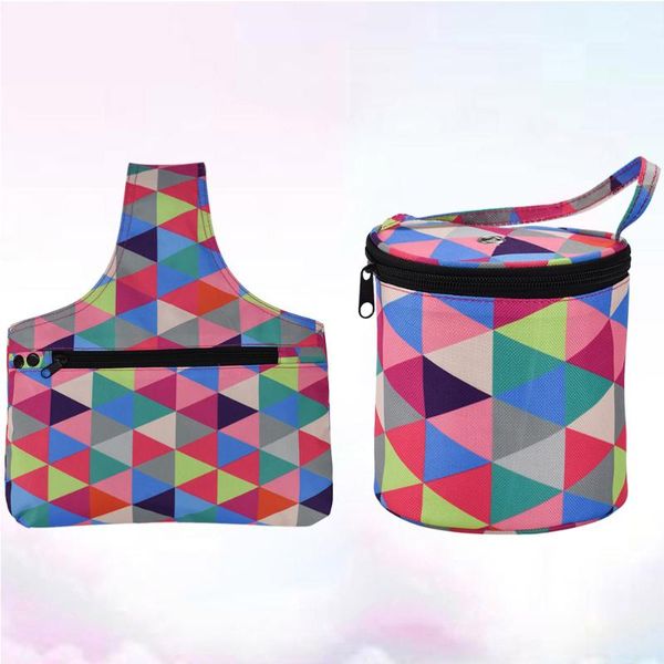

simple woolen yarn storage bag fashion colorful wool container portable crochet pouch creative knitting yar other arts and crafts