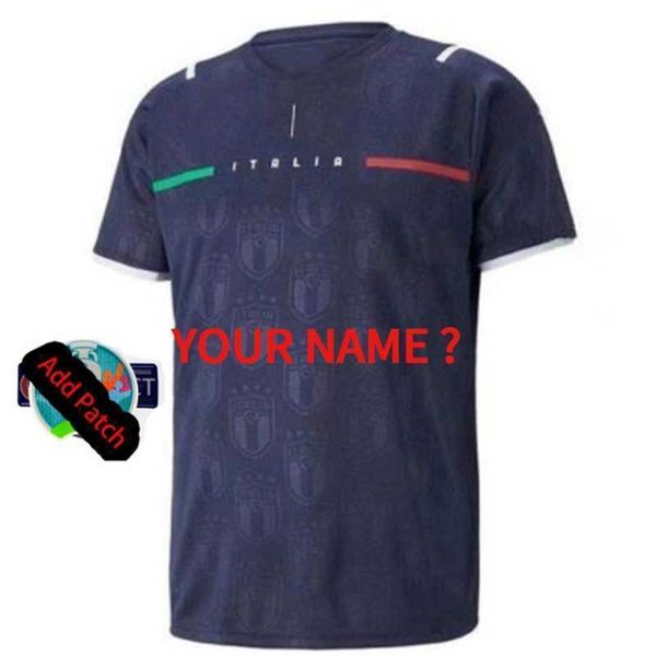 

Euro 2021 Cup Italy Jersey Top Quality 20 21 Home Away INSIGNE Soccer Jerseys BELOTTI CHIESA IMMOBILE Third Football Shirts S-4X, No name number