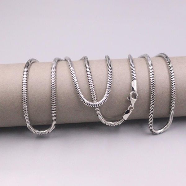 

chains real 925 sterling silver 3.0mm snake link chain necklace 29.5inch stamped