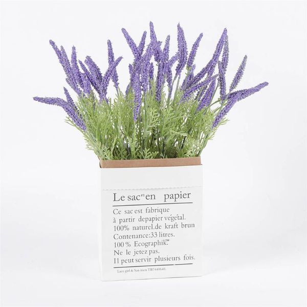 

decorative flowers & wreaths romantic decoration artificial lavender plastic grain wedding party simulation of aquatic plants