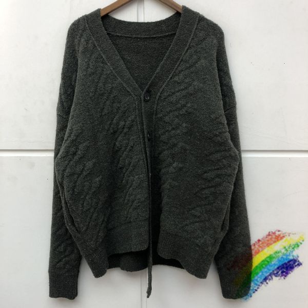 

women's hoodies & sweatshirts sweatshirts elasticity cardigan we11done sweaters men women single-breasted welldone cotton oversize swea, Black