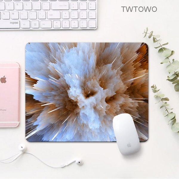 

mouse pads & wrist rests pad brown stripes green pc notebook computer selling office supplies high performance rubber