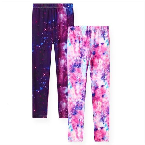 

2 pack girls print leggings baby girl clothes kids flower skinny sc1752, Blue