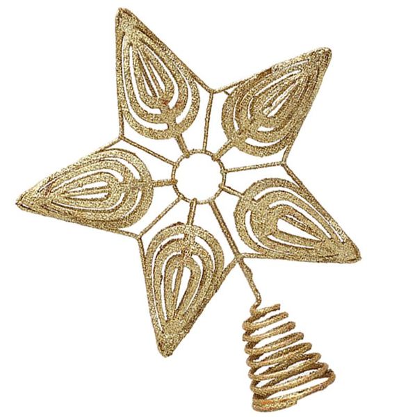 

christmas decorations 1pc pentagram xmas tree star iron art ornament party prop decor