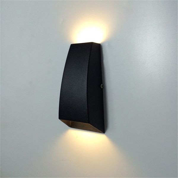 

thrisdar 6w dual head waterproof wall lamp outdoor garden background porch light up down villa courtyard balcony sconces lamps