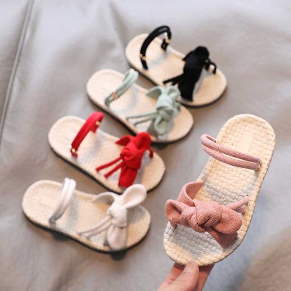 

sandals children's slippers, summer girls' sandals, flip flops, wear girls, cute princesses, big slippers, Black