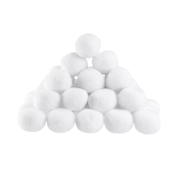 

party decoration 50pcs soft indoor outdoor scrunchy holiday 7cm for kids snow fight fun fake realistic family christmas snowball gift home d
