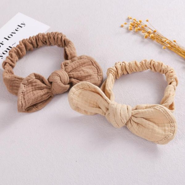 

hair accessories 8 inch bow elastic baby headband stretchy hairbands soft cotton cat ears for girl children turban, Slivery;white
