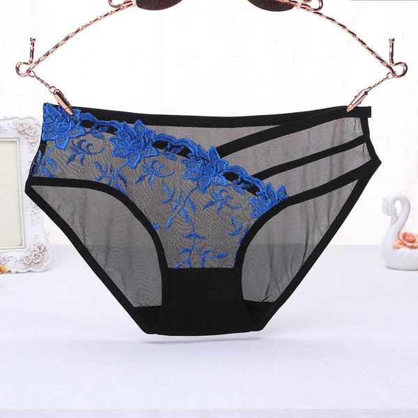 

women's panties 6 sets women lingerie low waist underpants erotic open temptation thong porno lady underwear briefs g-string, Black;pink