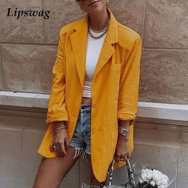 

women's jackets fashion women casual street suit jacket 2021 office lady lapel outerwear spring autumn single-breasted shoulder pad coa, Black;brown