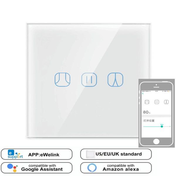

smart home control eu graffiti wifi voice curtain motor switch