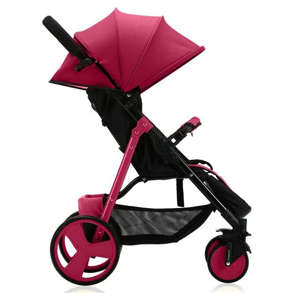 

strollers# baby stroller can sit and lie down simple mini folding children summer portable super child light