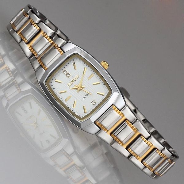 

wristwatches watch ladies rectangular waterproof leisure quartz simple fashion ultra-thin, Slivery;brown