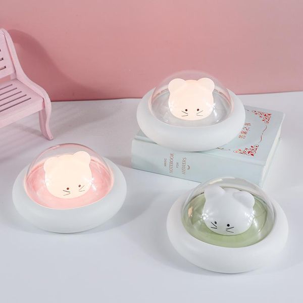 

party decoration led night lights baby usb dimming mini space mouse lamp for kids children bedroom lamps holiday gifts cute light table
