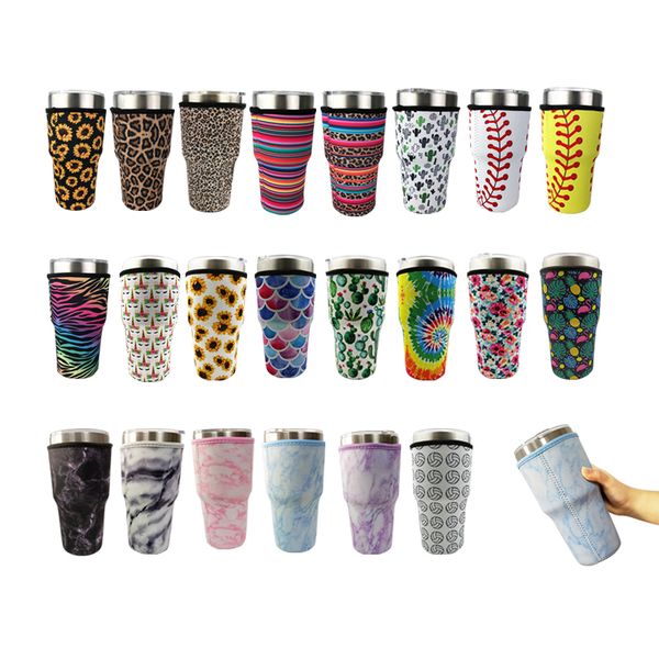 

30oz reusable ice coffee cup sleeve cover neoprene insulated sleeves holder case bags pouch for 32oz tumbler cup water bottle