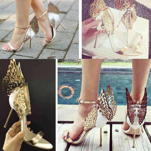 

sandals female butterfly high heels, peep shoes, heels women's party shoes e225, zwrd, Black