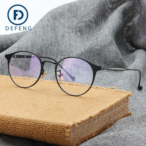 

feng crochao spectacle myopia glasses flat lens cross mark round frame and women's k8091, White;black